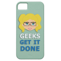 Geeks - get it done iPhone 5 cover