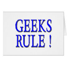 Geeks Rule !  Blue Cards
