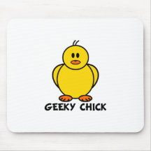 Geeky Chick Mouse Pad