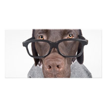 Geeky Dawg Photo Greeting Card