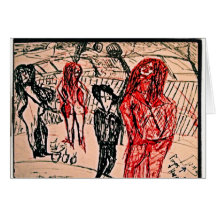 Gees Up Greeting Card