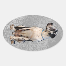 Gefleckte Dogge Stickers