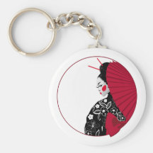 Geisha Key Chain