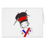 Geisha Trans Greeting Card