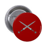 gekreuzte Schwerter crossed swords Button