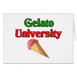 Gelato (Italian Ice Cream) University Greeting Card
