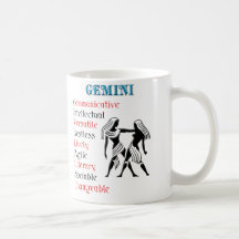 Gemini Horoscope Zodiac Sign Mug
