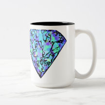 gemstone coffee mug