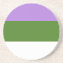 GENDERQUEER PRIDE COASTER