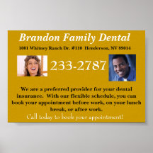 General Dentistry Promotional Poster