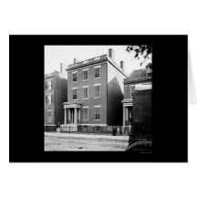 General Lee's Residence in Richmond, VA 1865 Card