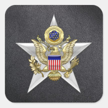 General Staff Branch Insignia Square Sticker