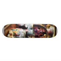 General Store With Candy Jars Skate Board Decks