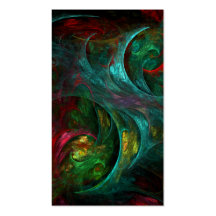 Genesis Abstract Art Business Card