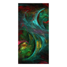 Genesis Abstract Art Photo Card