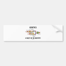 Genetics A Facet Of My Identity (DNA Replication) Bumper Stickers