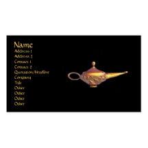 Genie Lamp Business Cards