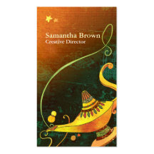 Genie's Lamp Creative Business Cards