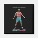 Genitals Dance Refrigerator Magnet