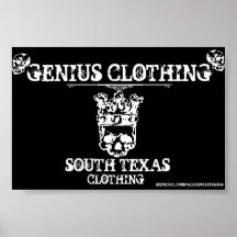 Geniu$ Clothing Poster
