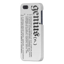 Genius Definition iPhone case Cover For iPhone 5