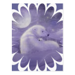 Gentle Winter Polar Bears Postcard