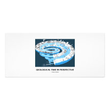 Geological Time In Perspective (Geological Age) Personalized Rack Card