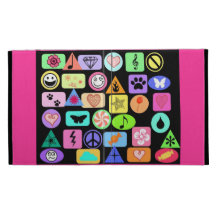 Geometric Art Clips Collage iPad Case