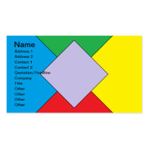 Geometric Elements Business Card Template