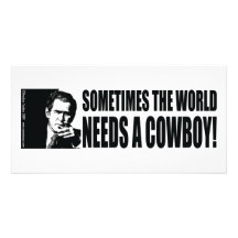 George Bush Custom Photo Card