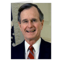 George H. W. Bush 41 Greeting Card