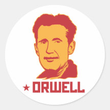 George Orwell Portrait Sticker