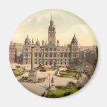 George Square, Glasgow, Scotland Fridge Magnets