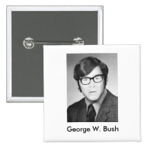 George W. Bush Yearbook photo Pins