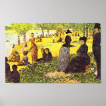 Georges Seurat-La Grande Jatte by excursion Posters