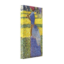 Georges Seurat - Woman with Parasol Canvas Prints