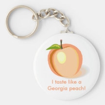 Georgia peach key chains