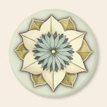 Georgia Rosette Stylised Flower Petal Art magnets