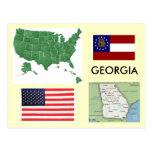 Georgia, USA Postcard