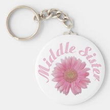 Gerbera Middle Sister Key Chain