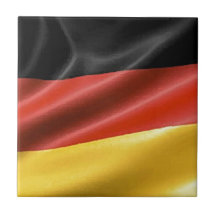 German Flag Ceramic Tiles
