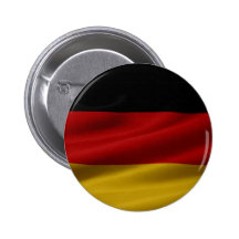 German Flag Pinback Buttons