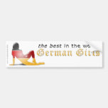 German Girls are Best Flag Bumper Sticker