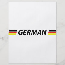 german icon flyer design