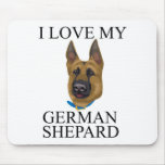 German Shepard Love Mousepads
