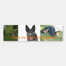 german shepherd bumper sticker