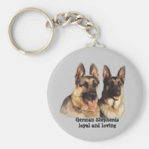 German Shepherd Keychain