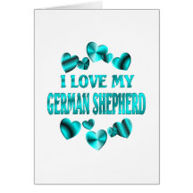 GERMAN SHEPHERD Love Card