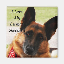 German Shepherd Magnet