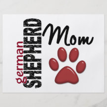German Shepherd Mum 2 Personalized Flyer